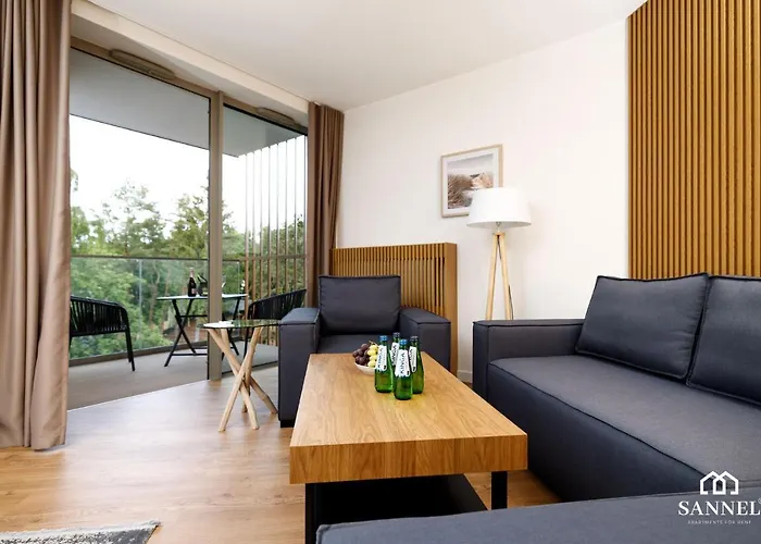 アパート Premium Marin Z Dostepem Do Basenow,strefy Saun, Jacuzzi - Pinea Pobierowo-sannel For Rent *